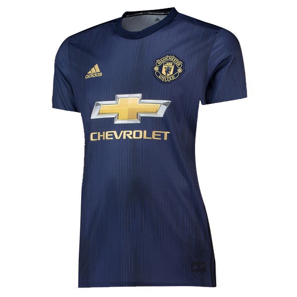 Camiseta Manchester United 3ª Mujer 2018-2019 Azul